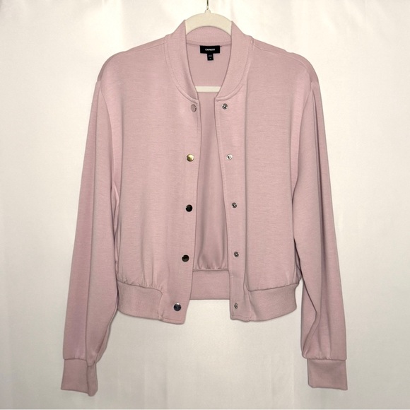 Express Active Snap Bomber Jacket - Picture 2 of 4